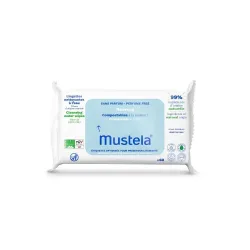 Mustela kompostierbare Feuchttücher mit Wasser (60 Stk)