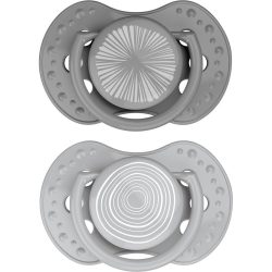 Difrax Sucette Dynamische Harmonie L.Grau - D.Grau 3-6m