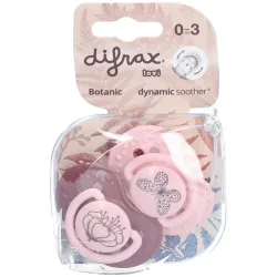 Difrax Tétine Dynamisch Botanisch 0-3mois