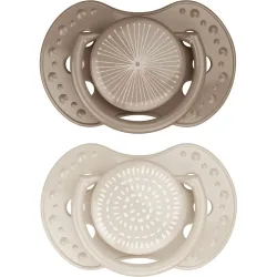 Difrax Sucette Dynamische Harmonie Creme - L.Braun 6-18m