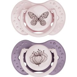 Difrax Sucette Dynamisch Botanisch Rosa - Lila 3-6m