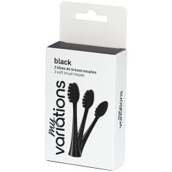 MyVariations 3er-Pack Bürstenköpfe - Onyx-Black