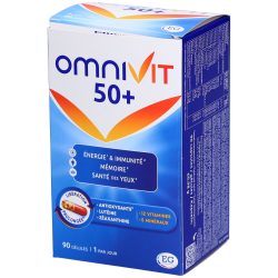 Omnivit 50+ ? 90 Kapseln mit Vitaminen, Mineralstoffen & Antioxidantien