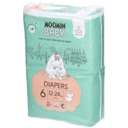 Moomin Öko-Windeln Größe 6 Junior (12?24 kg)