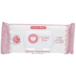 Musc Intime Süßer Litschi Lingettes Intimes
