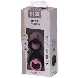 Bibs Studio Duo Fusion Schnuller Lilac/Plum Größe 2 | 6-18 Monate
