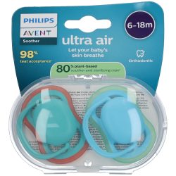 Philips Avent Schnuller +6m Air Nachtblau/Grün