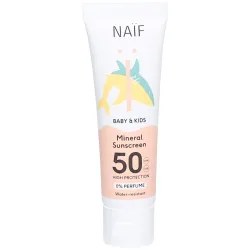 NaÏf Baby & Kids Mineral Sun cream SPF50, parfümfrei (30ml)