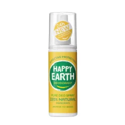 Happy Earth 100% natürliches Deodorant Spray Jasmin & Ho Wood