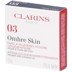 Clarins - Ombre Skin - Puderlidschatten, intensive Fabe, 1.5 g, Pearly gold