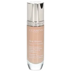Clarins - Skin Illusion Full Coverage - Foundation mit hoher Deckkraft & mattem Finish für das Gesicht, 30 ml