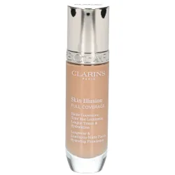 Clarins - Skin Illusion Full Coverage - Foundation mit hoher Deckkraft & mattem Finish für das Gesicht, 30 ml