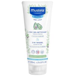 Mustela 2 in 1 Waschgel mit Avocado 200 ml