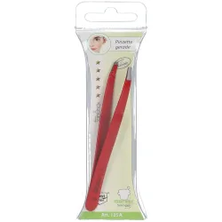 mörser Pinzette 9 cm gerade rot