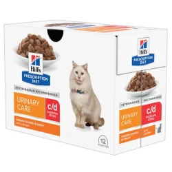 Hill's Prescription Diet c/d Urinary Stress Huhn 12x85 g
