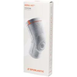 SPORLASTIC Genu-Hit Kniebandage Grösse 4, platinum (1 Stk)