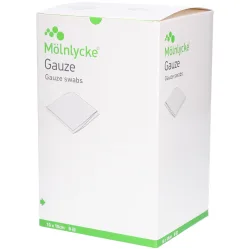 Mölnlycke Gauze Gazekompressen, 8-lagig, 10x10cm, steril (2x75 Stk)