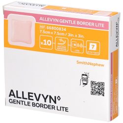 ALLEVYN Gentle Border Lite, 7.5x7.5cm (10 Stk)