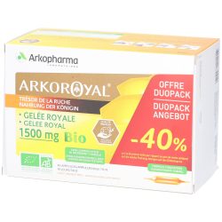 ARKOROYAL Gel&eacute;e Royale 1500 mg Bio Duo 2 x 20 Stk
