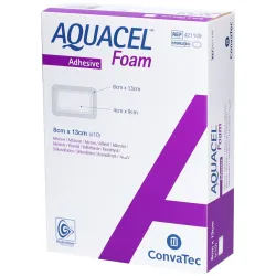 ConvaTec AQUACEL Foam adhäsiv, 8x13cm (10 Stk)