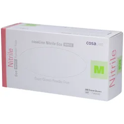 Cosaline UHS Nitril Handschuhe, Grösse M, Eco, weiss, puderfrei (200 Stk)
