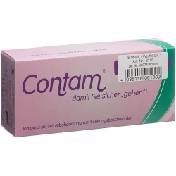 Contam Würfeltampon 32mm Grösse 1 (5 Stk)