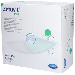 ZETUVIT Plus Absorptionsverband 20x40cm (10 Stk)