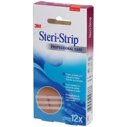 3M Steri-Strip, 3M Steri-Strip 6x75mm weiss verstärkt (12x3 Stk)