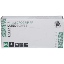 GRIBI Untersuchungshandschuhe, Grösse M, Latex puderfrei unsteril (100 Stk)