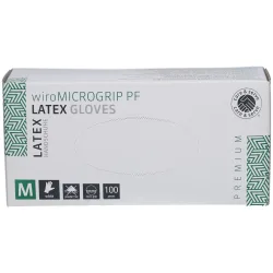 GRIBI Untersuchungshandschuhe, Grösse M, Latex puderfrei unsteril (100 Stk)