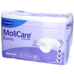 MoliCare Premium Elastic, 8 Tropfen, Grösse M (26 Stk)