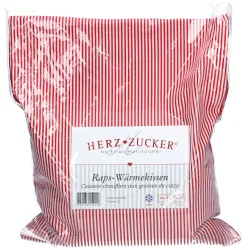 HERZZUCKER Raps-Wärmekissen Sternchen rot 26x21cm (1 Stk)