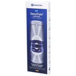 GenuTrain Aktivbandage mit Silikonrand Grösse 4 titan (1 Stk)
