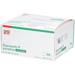Suprasorb P empfindlich nicht Grenze Pansement Mousse Silikon 5x5 cm
