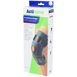 Actimove Sport Kniebandage L Pelotte Stabile Stäbe (1 Stk)