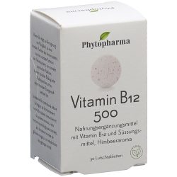 Phytopharma - Vitamin B12500 Lutschtablette, 30 Stück