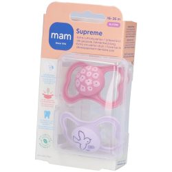 Mam - Schnuller, Zufallsauswahl,  Supreme Duo, 16-36Monate, Multicolor