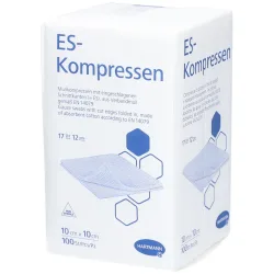 HARTMANN ES-Kompressen 12fach 10x10cm (100 Stk)