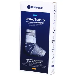 MalleoTrain S Aktivbandage Grösse 4 rechts titan (1 Stk)