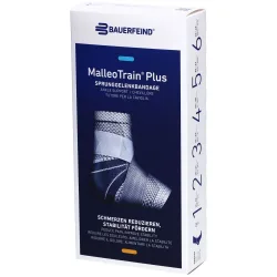 MalleoTrain Plus Aktivbandage Grösse 2 rechts titan (1 Stk)