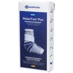MalleoTrain Plus Aktivbandage Grösse 4 links titan (1 Stk)