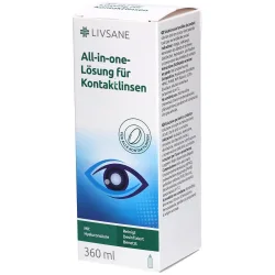 Livsane All-in-one-Lösung für Kontaktlinsen (360ml)