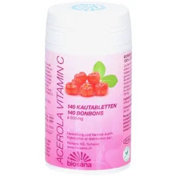 Biosana Acerola Vitamin C Kautabletten (140 Stk)