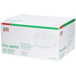 Pro-ophta Augenkompressen 5.3x6.6cm (50 Stück)