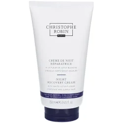 Christophe Robin - Repariende Haarcreme für die Nacht mit weisser Lotusblüte, 150  ml