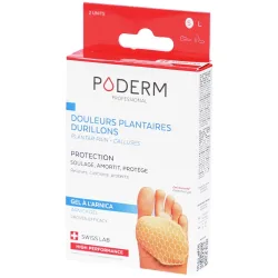 PODERM PROFESSIONAL Schutzpolster S, für Fusssohlenschmerzen/Schwielen (2 Stk)