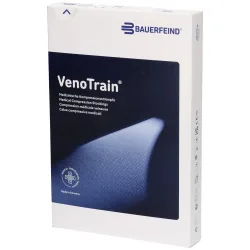 VenoTrain business Kompressionsstrümpfe geschlossen, marineblau, Schuhgrösse 41-49, Umfang 56-63cm (1 Paar)