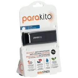 parakito Mückenarmband Erwachsene schwarz (1 Stk)