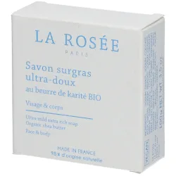 La Rosée - Ultramilde, fettige Seife mit Bio-Sheabutter, 100 g