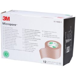 3M Micropore? Sparadrap chirurgisch beige 2,5 cm x 9,1 m